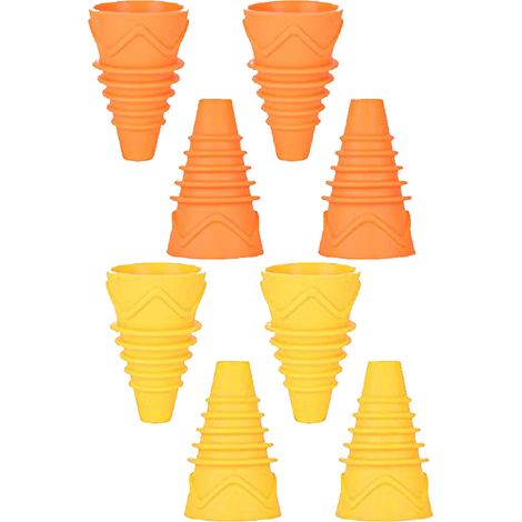 Piège À Mouches Des Fruits - En Silicone Alimentaire - Réutilisable - Pour Cuisine Intérieure Et Extérieure - Lot De 8 (1/5)