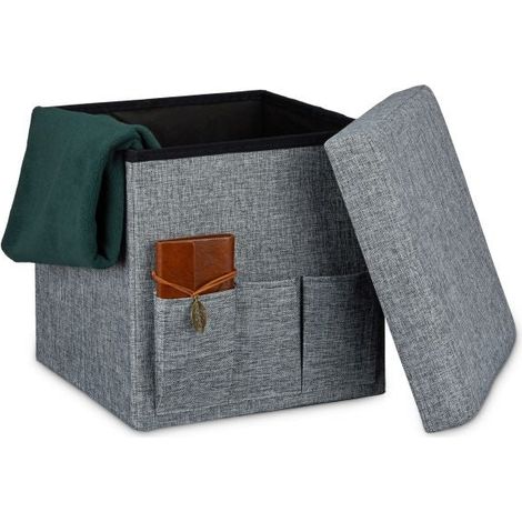 Sgabello pieghevole con tasche Linne (1/5)