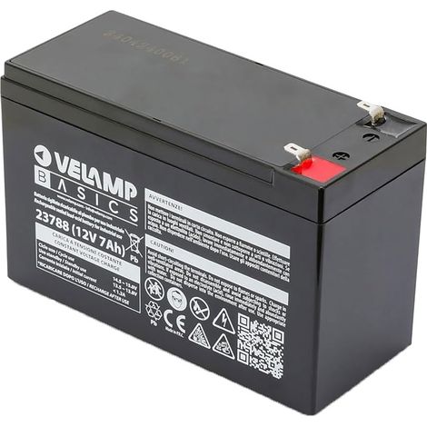 Batteria Ricaricabile Velamp 7 Ah 150 X 65 X 100 mm