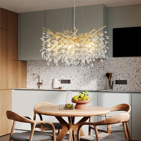 Smarter LED-Kronleuchter Gold - PIBAOGU (1/4)