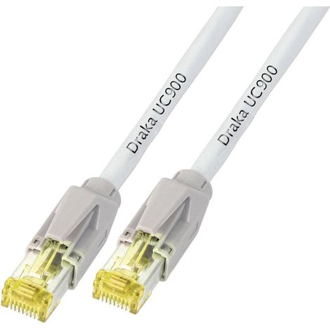 Câble Draka CAT 6A/S/FTP - [1x RJ45 mâle - 1x RJ45 mâle] - K8560GR.5 - 5.00 m - gris R05519 (1/2)