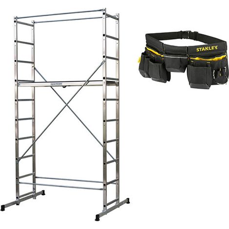 Gerüst für den Hausgebrauch : 3.78m maxi. Arbeitshöhe + Werkzeuggürtel - 203702-CEINTURE