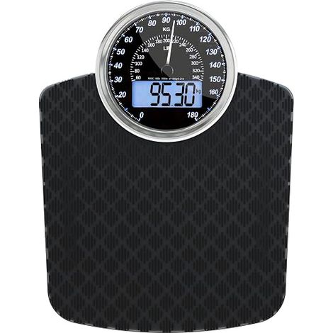 Hybrid Bathroom Scales - Analogue & Digital, Accurate up to 180 kg (1/5)
