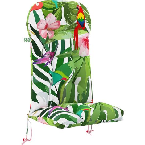 Cojín para silla Adirondack PUTTEN 100% Poliéster Multicolor vidaXL (1/5)