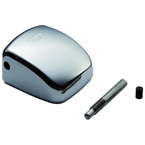 Poussoir Grohe 43052 complet pour rinceur urinoir en saillie, chromé