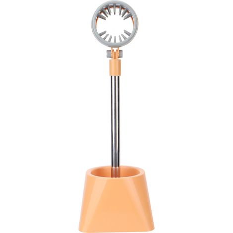 Support rotatif 90° pour sèche-cheveux, support mural sans mains, porte-sèche-cheveux pour salon de coiffure et toilettage d'animaux, jaune, orientable. (1/5)