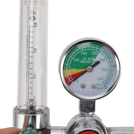 Sauerstoffinhalator mit Boje, Innengewinde CGA540, Sauerstoffregler, Durchflussmesser, Absorber, Bojeninhalator, medizinische Notfallausrüstung für die häusliche Pflege (1/5)