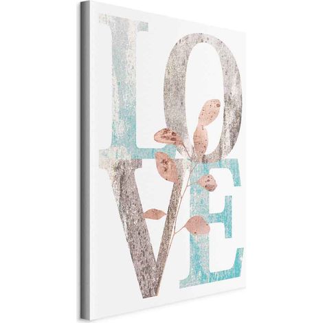 Peinture - Lettres fleuries (1 partie) verticale (1/5)