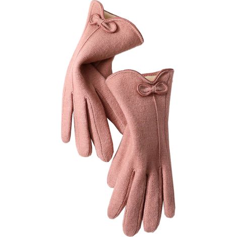 Gants Chauds Hiver - Compatible Écran Tactile - Pour Femme - Taille Unique (1/5)