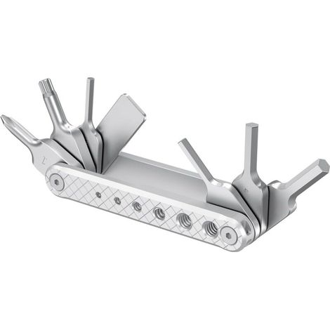 Set di attrezzi con cacciavite e chiavi inglesi, set di attrezzi con sette strumenti funzionali inclusi - 2213D (1/4)