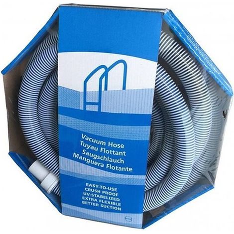 Tuyau Flottant Piscine D. 38 mm x 7,5 m - Flexible Résistant Circulation Eau - Accessoire Piscine - D-Work