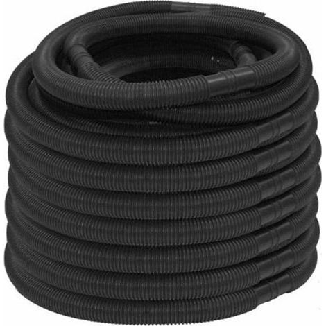 Tuyau Solaire pour Piscine, Accessoire de Nettoyage, Divisible tous les 105 cm, Noir, Diamètre 32 mm, Longueur 6,3 m, Résistant aux UV et au Chlore. (1/5)
