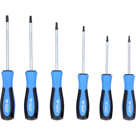 Jeu de tournevis, 6pcs TORX T10, T15, T20, T25, T27, T30