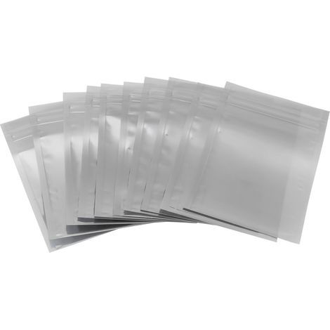 Sac d'emballage de stockage antistatique, 100 pièces/lot, pochette refermable à fermeture éclair pour composants électroniques (1/5)