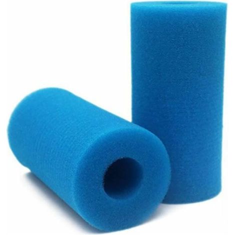 Éponge Filtrante Type A, Mousse pour Filtre Piscine, Filtre Piscine Lavable Reutilisable, Filtre Éponge Cartouche, Filtre Spa Intex Reutilisable, 2 Pièces (1/5)