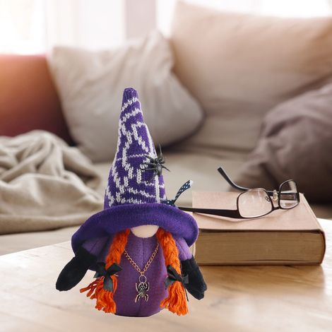 Gnome d'Halloween en peluche sans visage, décoration de table, cadeau pour enfants (1/5)