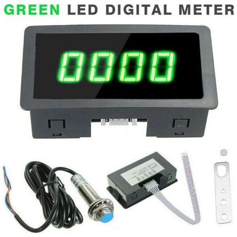 Compteur de vitesse tachymètre numérique 4 LED + capteur de commutateur de proximité Hall (1/5)