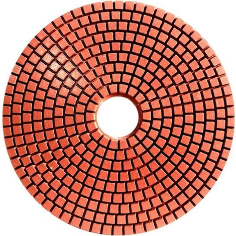 Dischi diamantati per lucidatura da 6 pollici (150 mm), dischi abrasivi flessibili per uso a secco/umido per cemento, granito, marmo, grana 30-3000, grana 150 -Crezuo