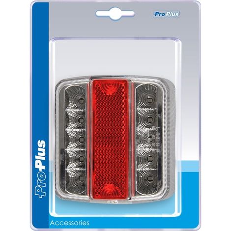 Fanale posteriore 4 funzioni 98x105mm 14led in blister (1/5)