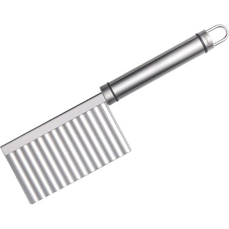 Couteau ondulé, couteau ondulé en acier inoxydable, outil de coupe pour pommes de terre, frites, fruits et légumes
