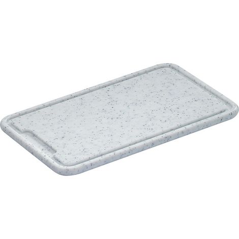 Zassenhaus 060065 tabla de cocina para cortar Rectangular Polietileno Gris (1/2)
