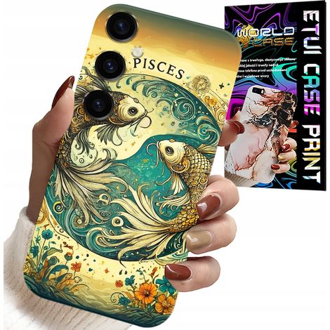 Coque pour Samsung Galaxy A16 4/5G - Signe du zodiaque, astrologie des poissons + film décoratif (1/5)
