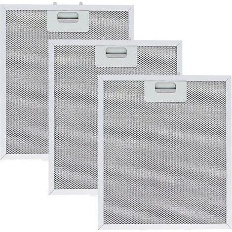 3 pièces Filtre à Graisse Métallique pour Hotte Aspirante 305 x 267mm ,filtres pour hotte aspirante de cuisine,Filtre en Maille Accessoire Hotte Aspirante pour Hottes de Cuisine (1/5)
