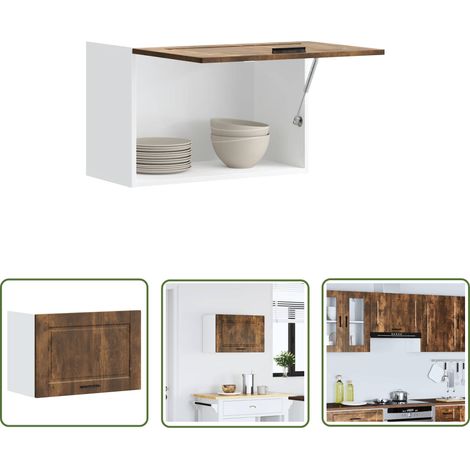 vidaXL Küchen-Hängeschrank Porto Räuchereiche Holzwerkstoff (1/5)