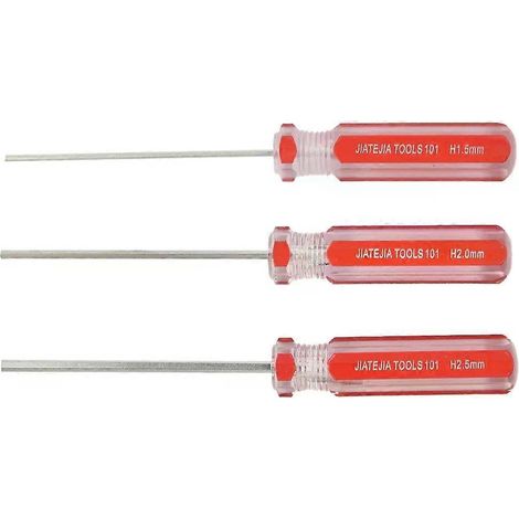 1 Stück Sechskantschraubendreher 15/2/25/3/4/5/6 mm, magnetischer Sechskantschraubendreher für Elektronik, Spielzeugmodelle und Möbelreparaturen (1/4)