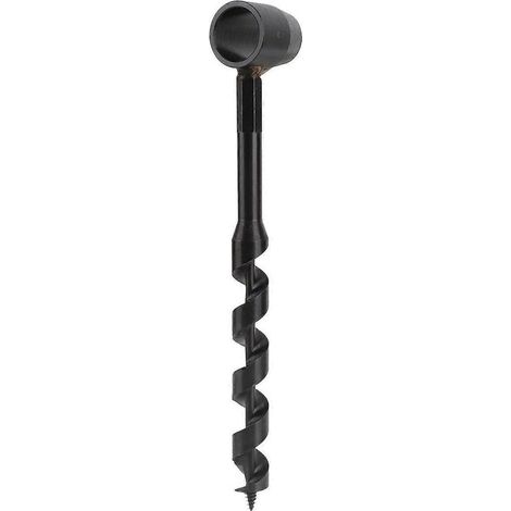 Perceuse à main noire, haute dureté, légère, portable, perceuse de survie pour le travail du bois en milieu sauvage (1/4)