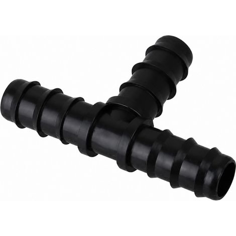 Geriffeltes T-Stück Durchmesser PVC 16mm für Tropfschale