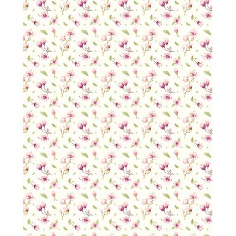 Papier peint panoramique romantique,naturel Magnolia Rapport (1/4)