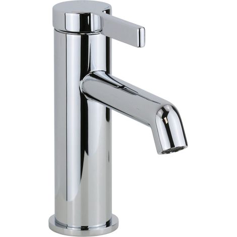 Mezclador monomando de lavabo cromado con desagüe click-clack Pollini Lumea LT700051121  Cromo (1/5)