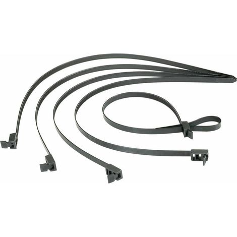 HellermannTyton 115-00030 SPEEDYTIE-HIRS-BK-V1 Fascetta per cavi 750 mm 13 mm Nero riutilizzabili, con occhiello, con c (1/5)
