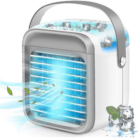 Tragbare, per USB aufladbare Klimaanlage, Verdunstungsklimaanlage (1/3)