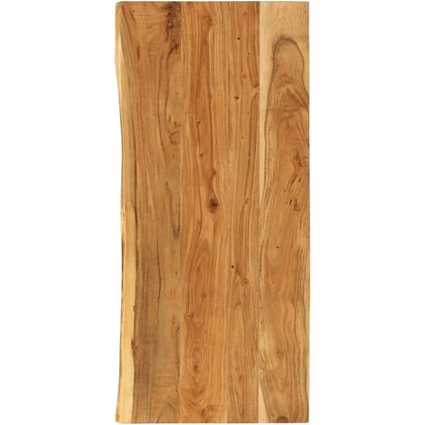 Badezimmer-Waschtischplatte Massivholz Akazie 114x52x2,5 cm