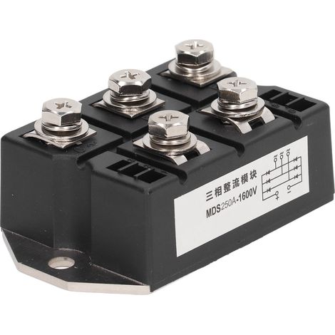 250A 1600V Dreiphasen-Brückengleichrichter, 5-polige Diode, PWM-Ladegerät, Hochleistungs-Industriegleichrichter (1/5)