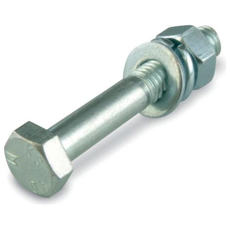 SUKI Boulon et écrous acier tête hexagonale SUKI, Ø12 x L.180 mm