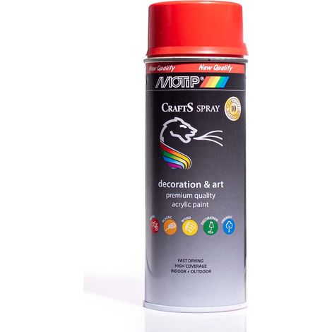 Pintura acrílica en aerosol RAL 3020 Rojo 400ml ARTESANÍA (1/5)