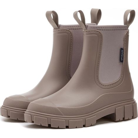 Bottes de Pluie pour Femmes Bottines Chelsea Bottes de Jardin étanches Chaussures antidérapantes Bottes de Pluie Chaussures De Travail 35-40 EU (1/5)