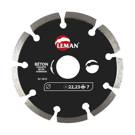 Disco diamantato generico 115mm segmentato 66115 leman (1/2)