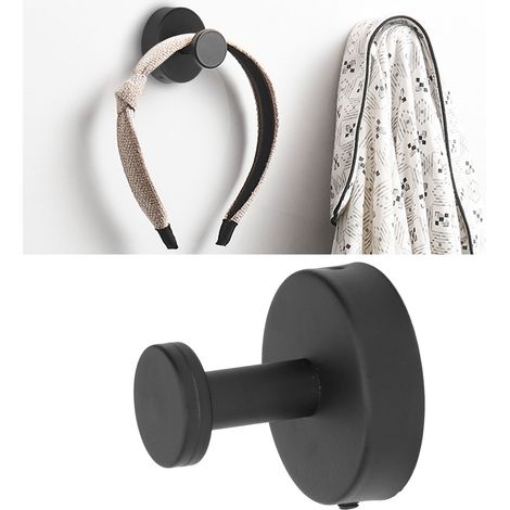 Einfacher Wandhaken aus Edelstahl 304 für das Badezimmer, mit rundem Sockel. (1/5)