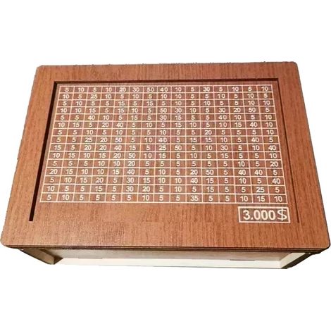 Hucha, material de madera, diseño moderno, 3000 USD (1/2)