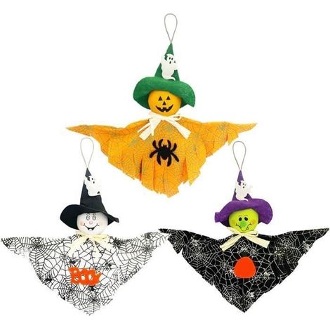 30pcs Horreur De DéCoration Halloween Citrouille Suspendue Halloween FantôMe Pour La DéCoration D'Horreur De Multi KIT DE DECORATION (1/4)