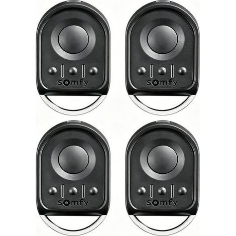 Télécommande KEYGO RTS 4 canaux – Émetteur mural pour motorisations – Compatible avec Somfy RTS – Alimentation CR2430(4 Pièces) (1/5)