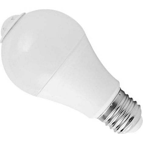 Ampoule à Détecteur de Mouvement LED 9W, Baïonnette Filetée E27, Capteur de Mouvement Corporel Intelligent Infrarouge, pour Couloir (1/4)