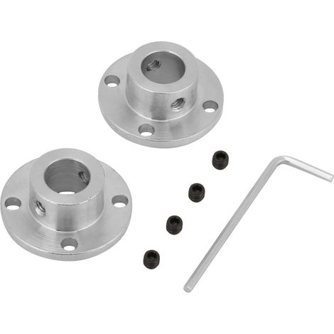 2pcs M4 Rigid Flange Coupling Motor Shaft Coupler Connector ID 12mm OD 18mm