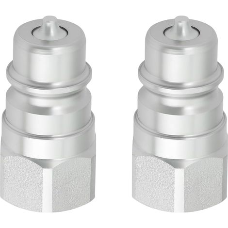 2pcs Raccords Rapides Mâles pour Huile Hydraulique de Tracteur AW32184 Compatible avec John Deere 1023E 1025R 1026R et 2025R Modèles (1/5)