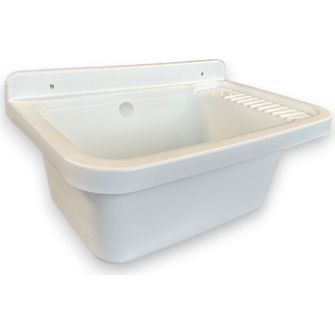Lavabo pilozzo lavandino in resina a parete per esterni e interni (1/4)