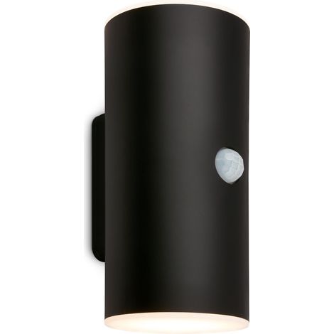 LED Außenleuchte Wandlampe LED Wandleuchte Akku Bewegungsmelder Dämmerungssensor
